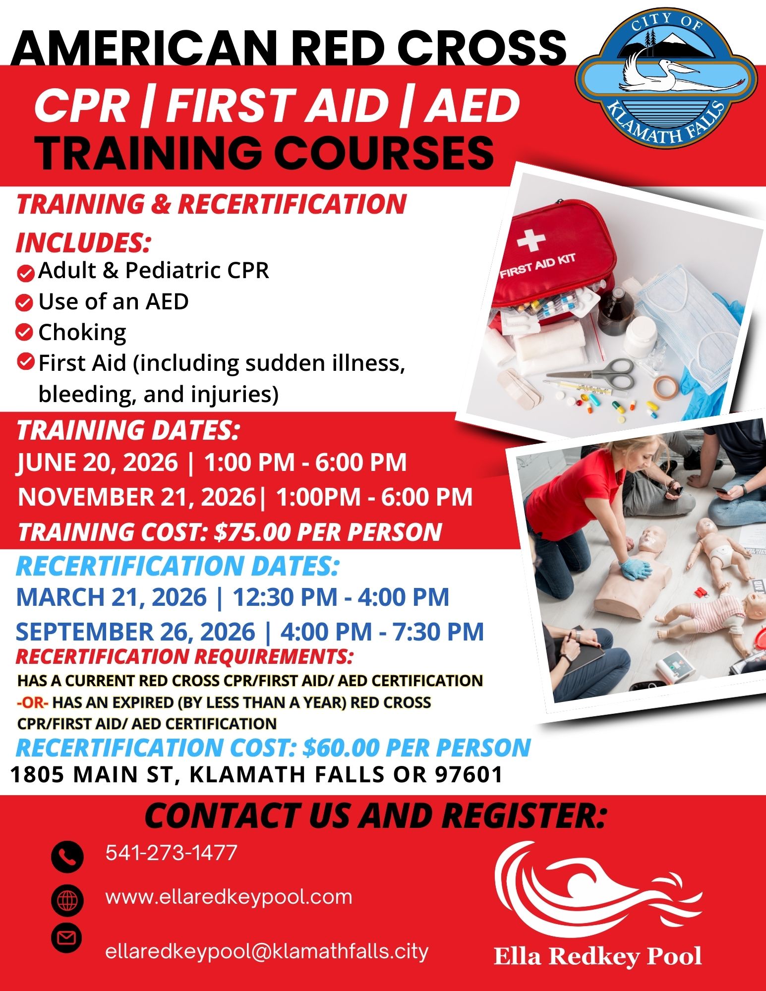 CPR/AED/First Aid Certification Class