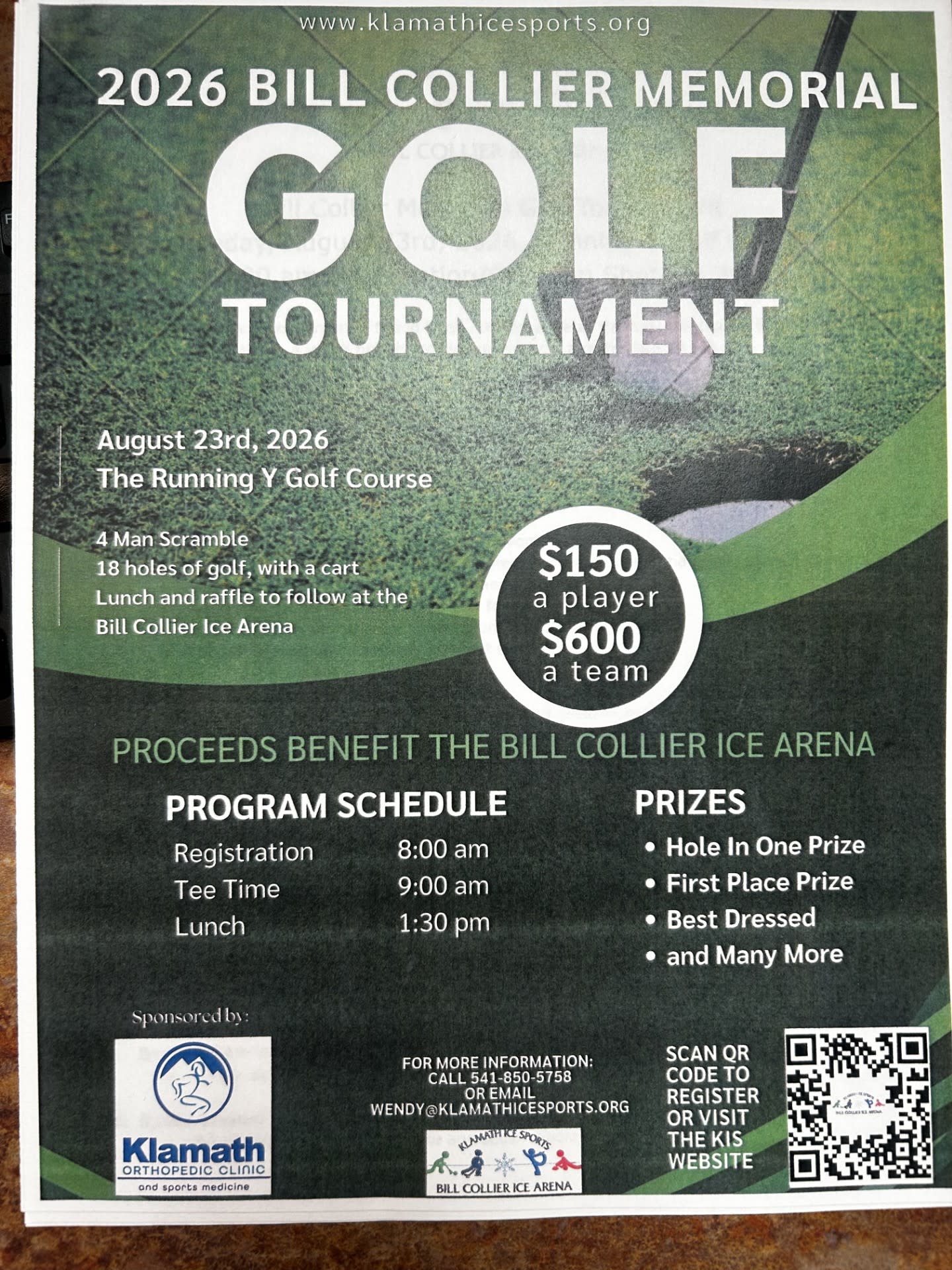 2026 Bill Collier Memorial Golf Tournament