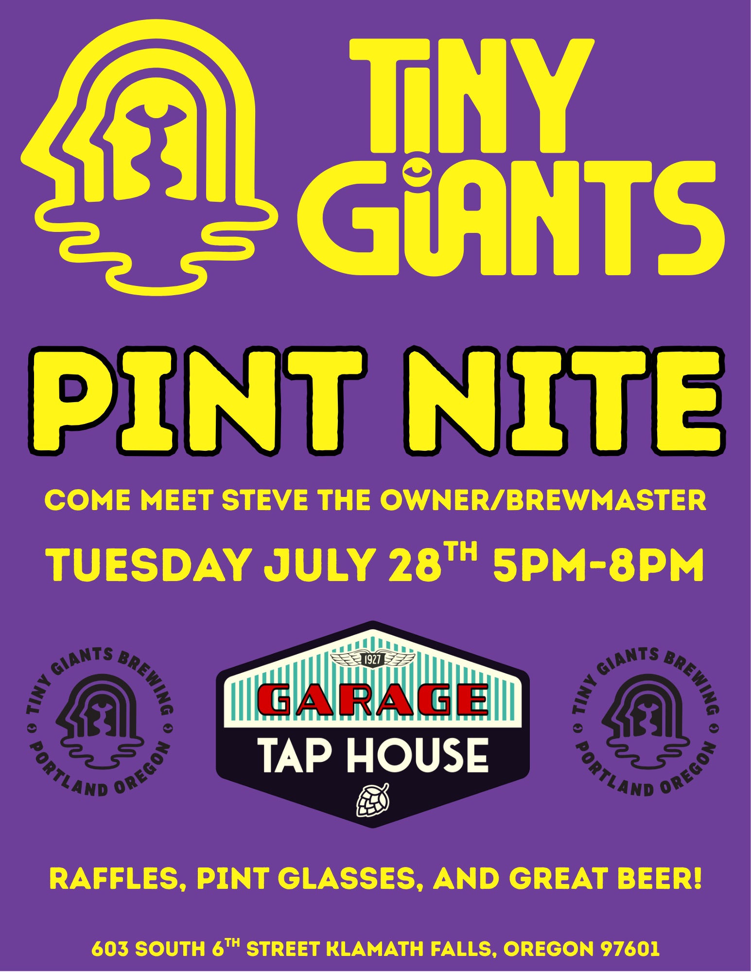 Tiny Giants Pint Nite