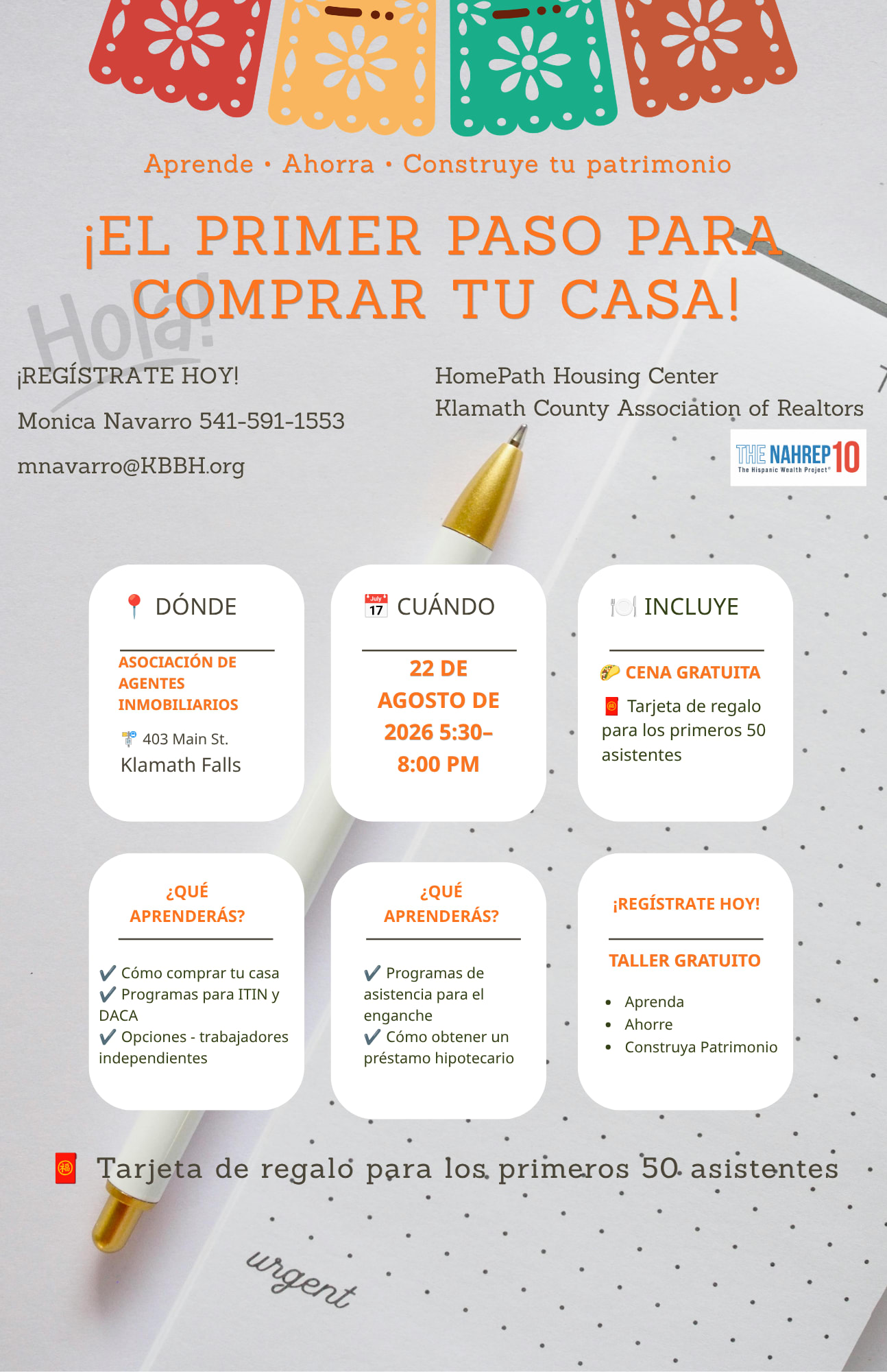 El Primer Paso Para Comprar Tu Casa!
