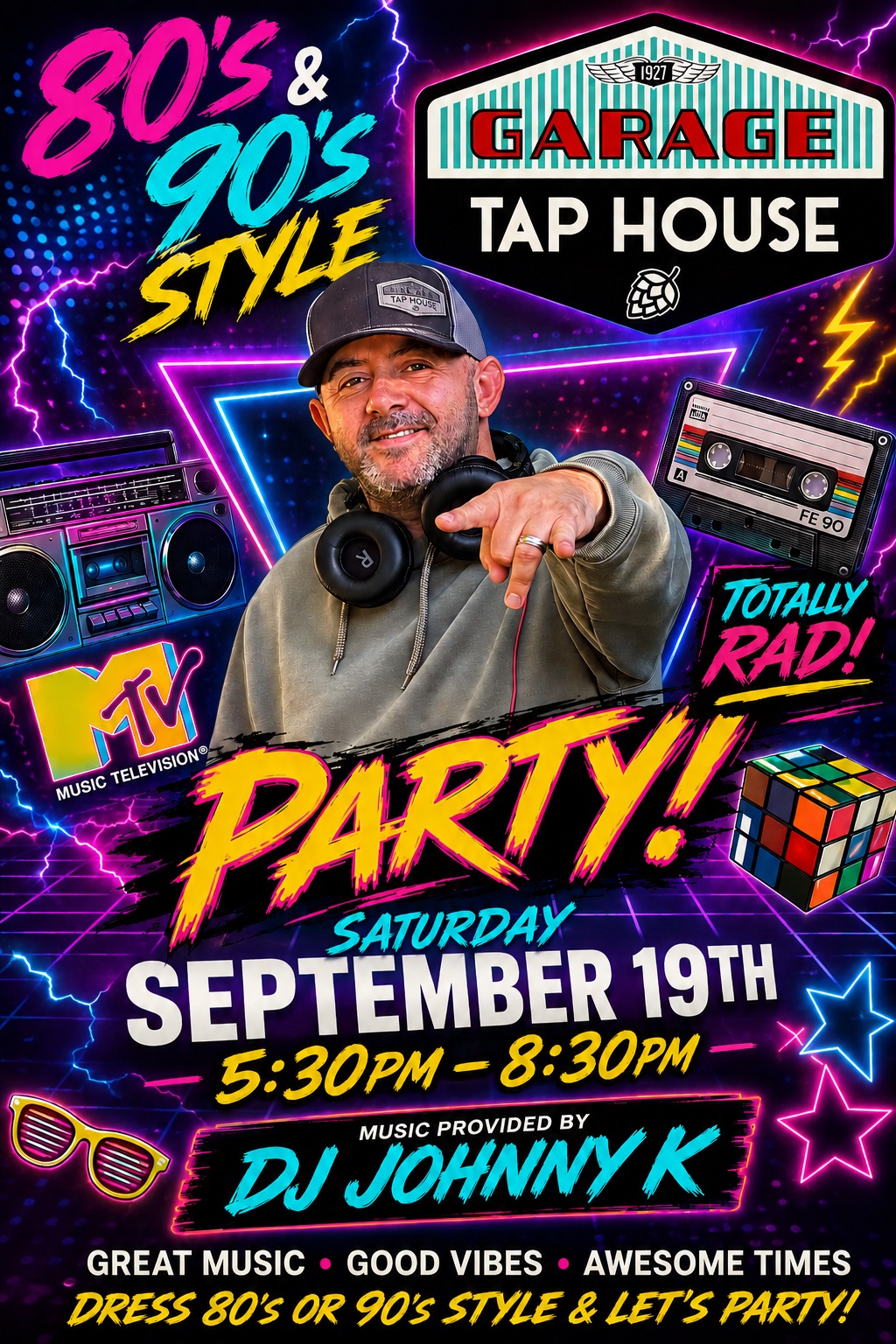 80’s 90’s Dance Party with DJ Johnny K
