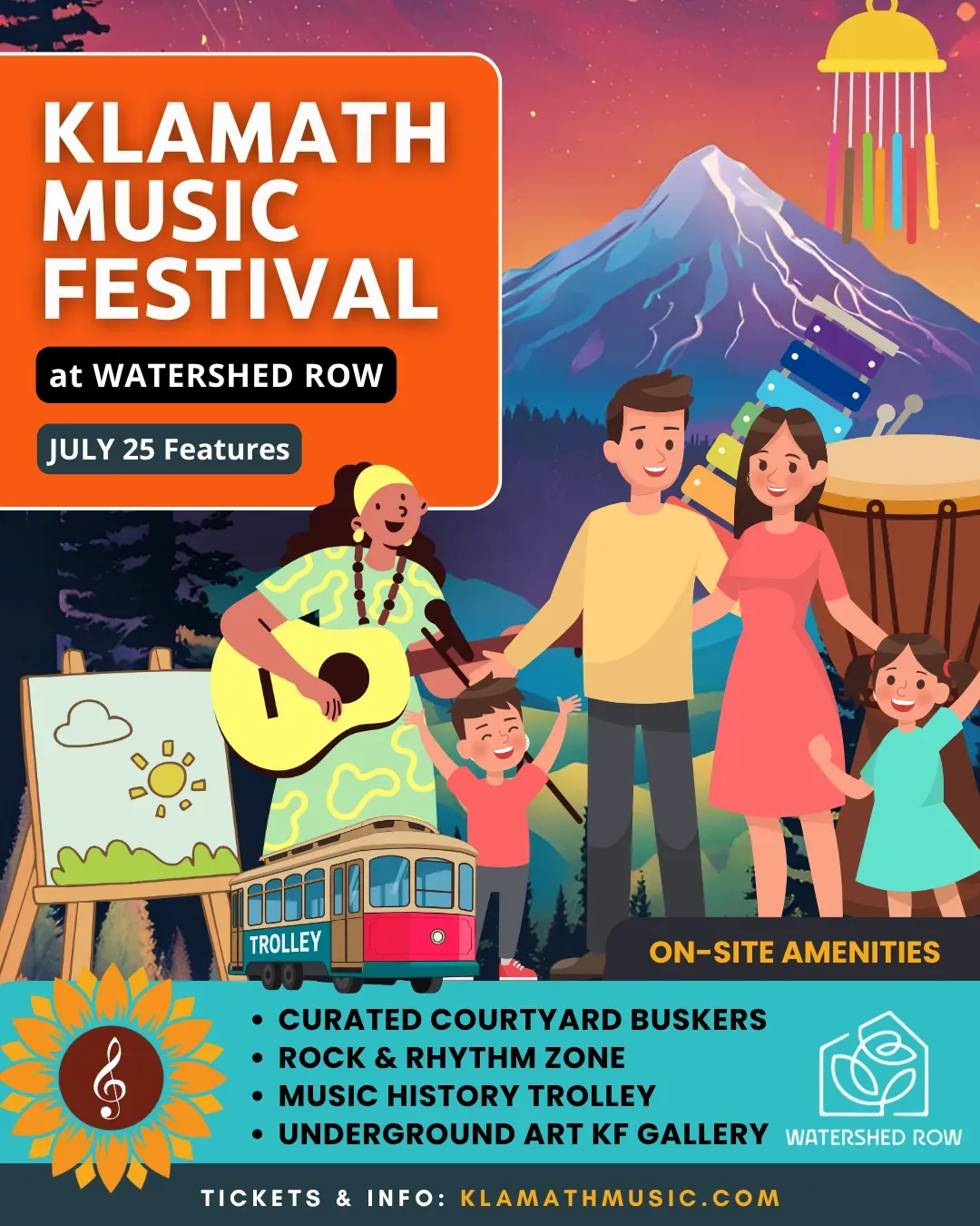 2026 Klamath Music Festival Poster